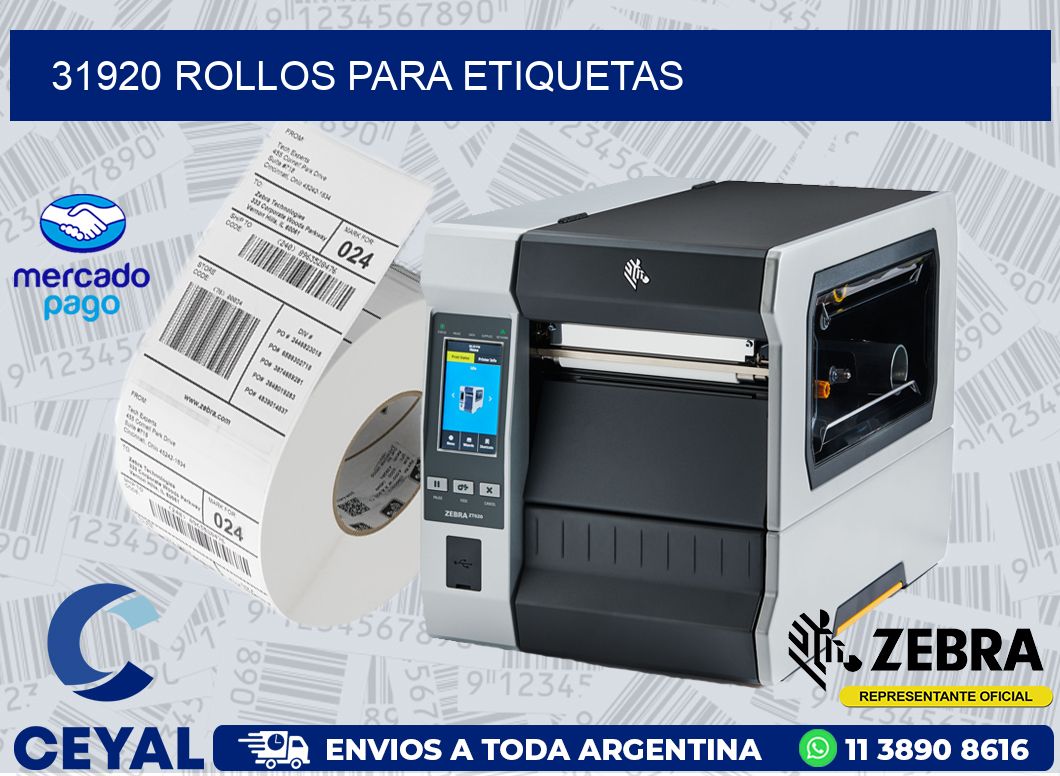 31920 ROLLOS PARA ETIQUETAS