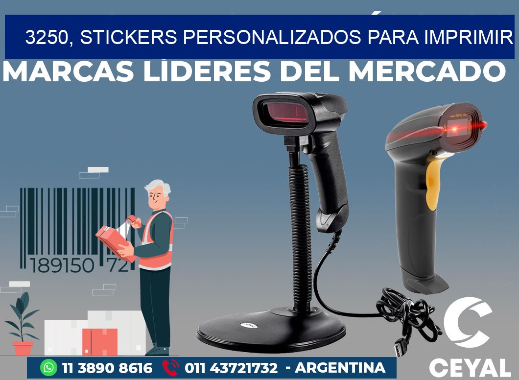 3250, stickers personalizados para imprimir