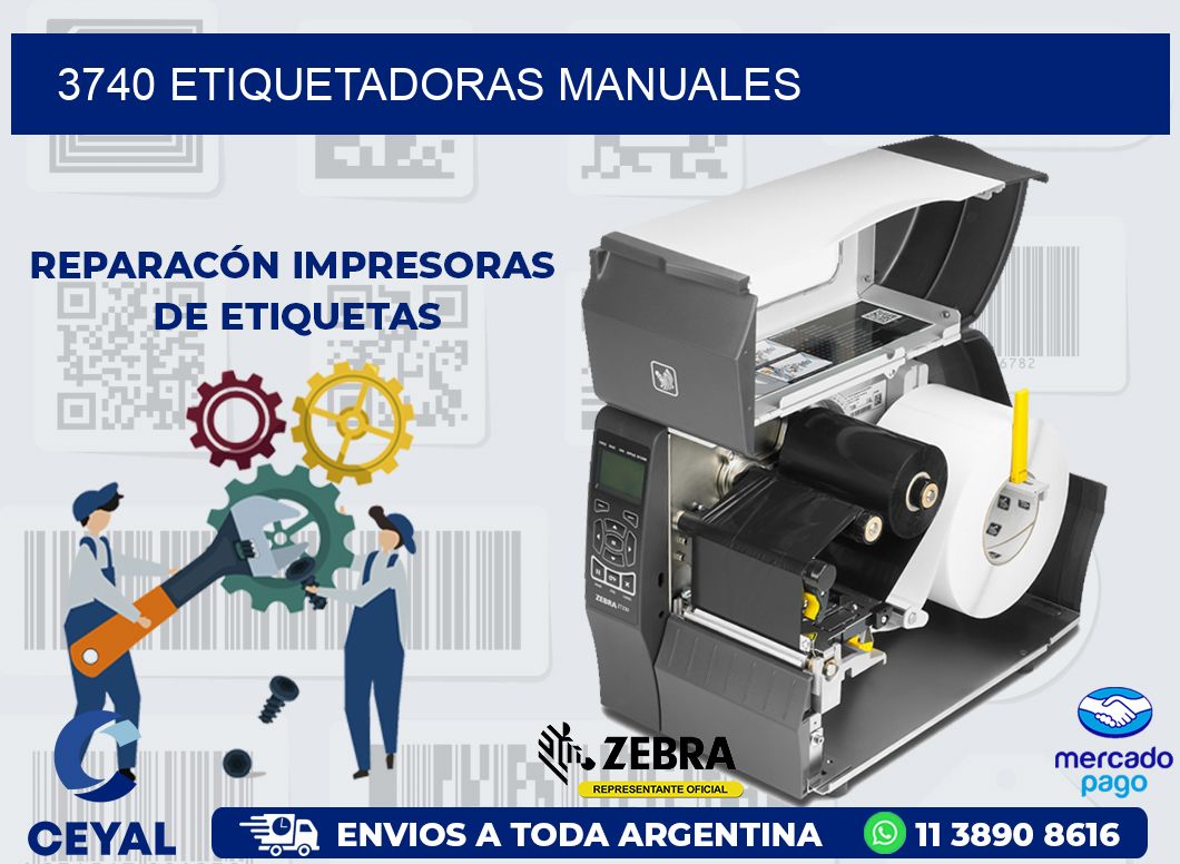 3740 ETIQUETADORAS MANUALES