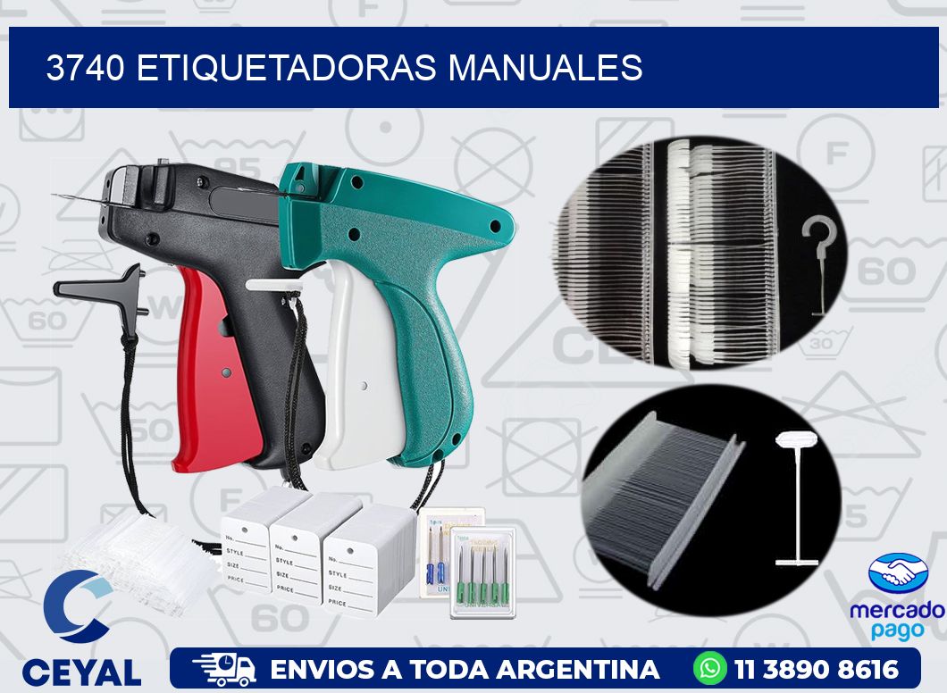 3740 ETIQUETADORAS MANUALES