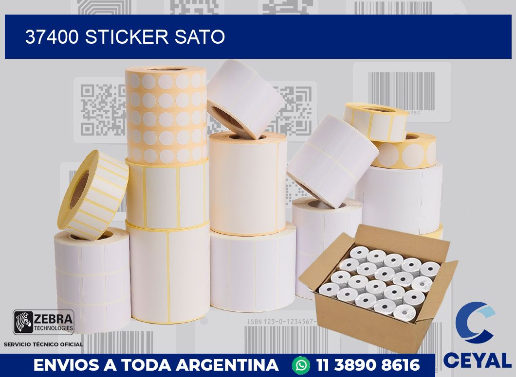 37400 STICKER SATO