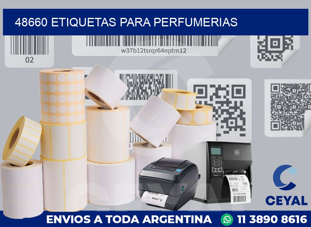48660 ETIQUETAS PARA PERFUMERIAS