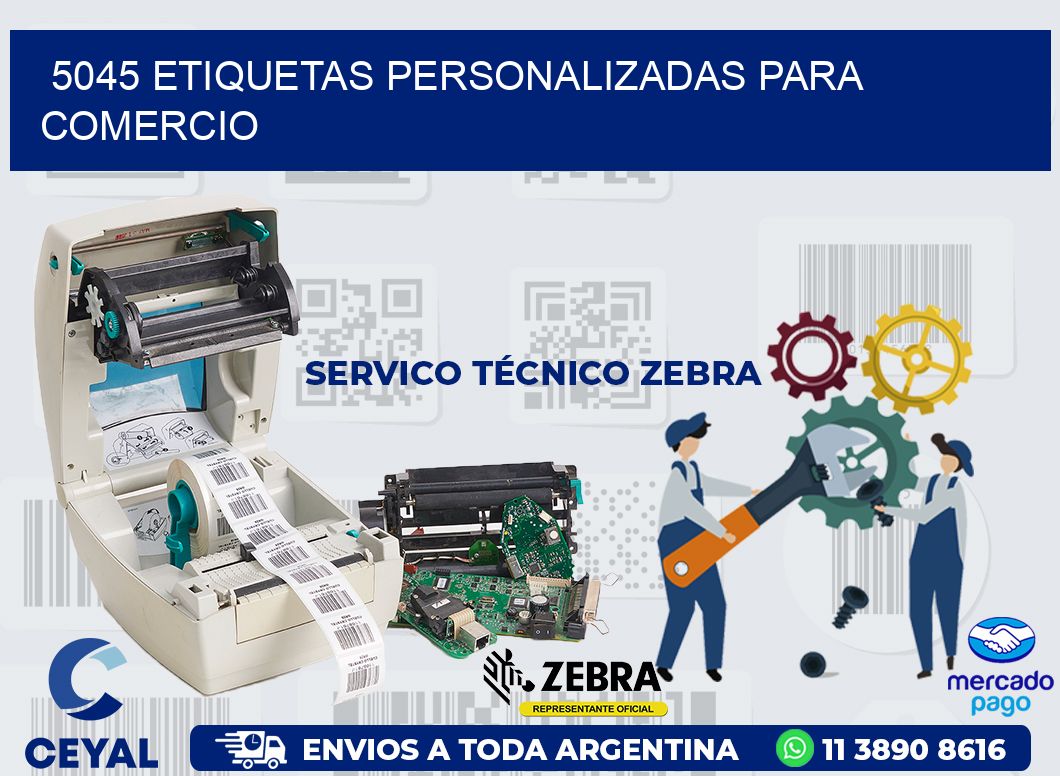 5045 ETIQUETAS PERSONALIZADAS PARA COMERCIO