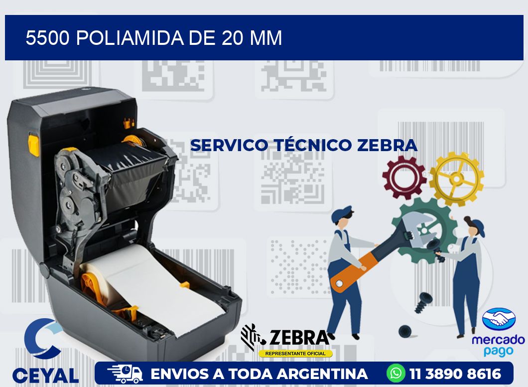 5500 POLIAMIDA DE 20 MM