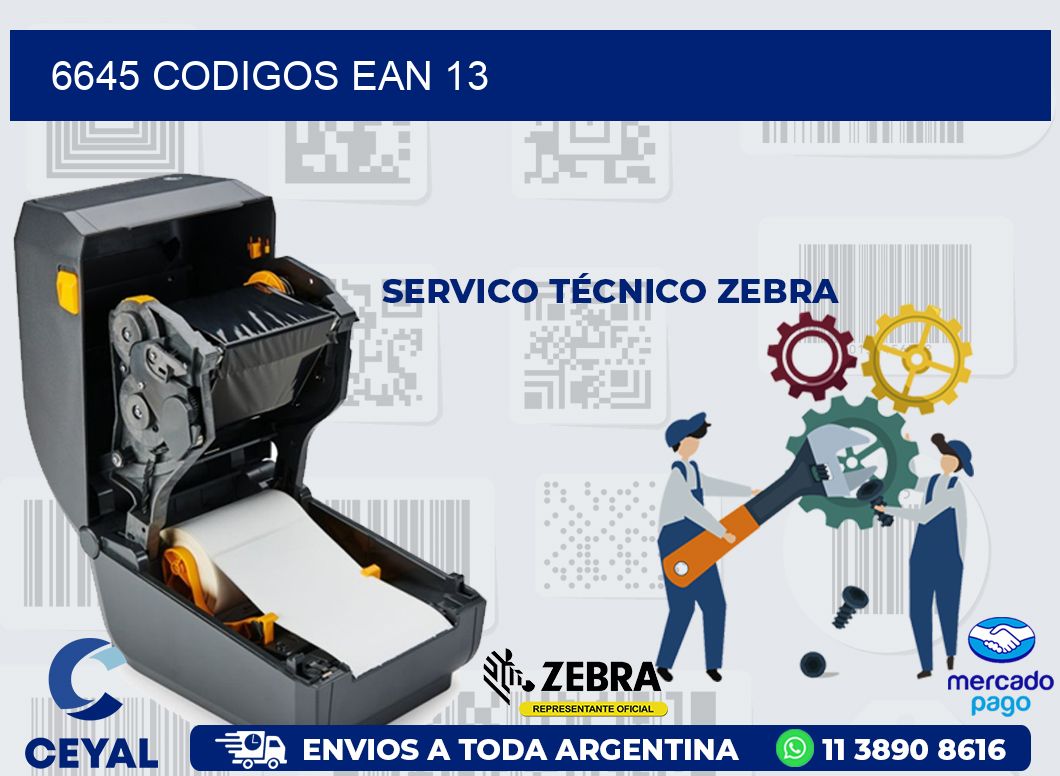 6645 CODIGOS EAN 13