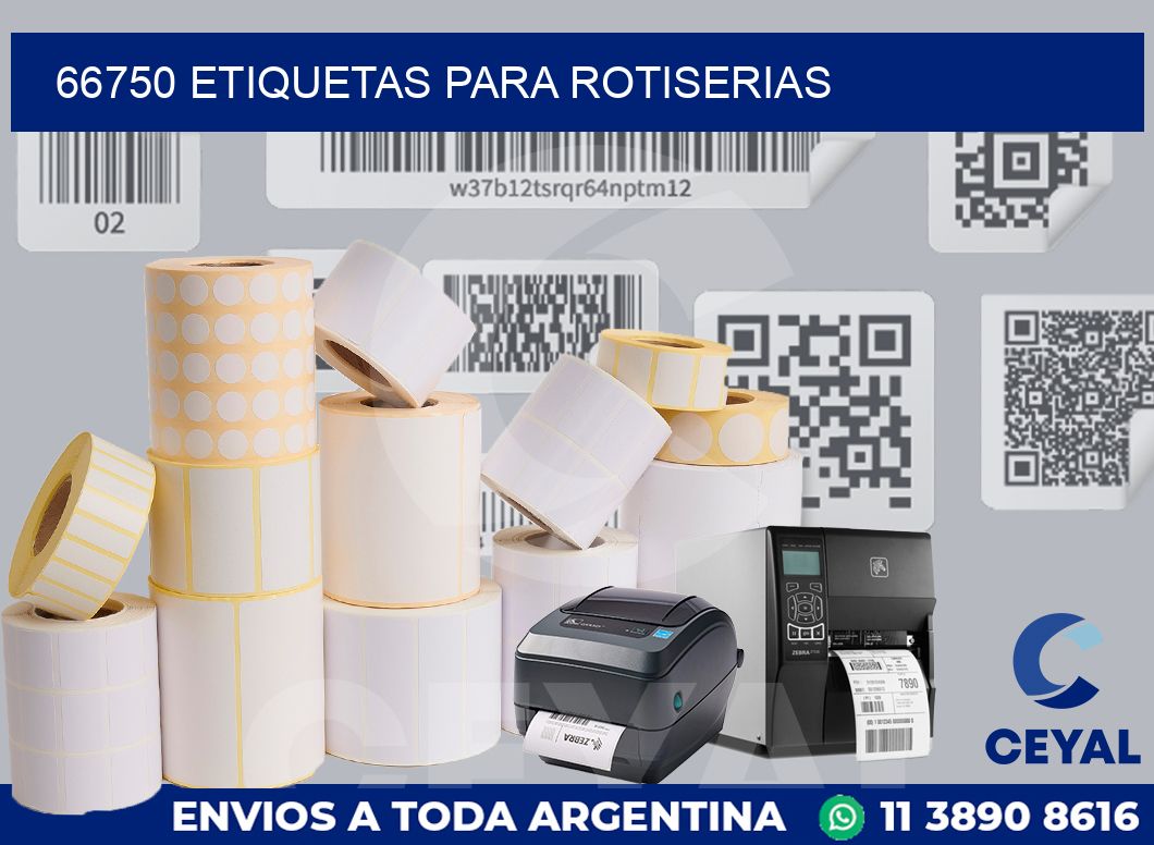 66750 ETIQUETAS PARA ROTISERIAS