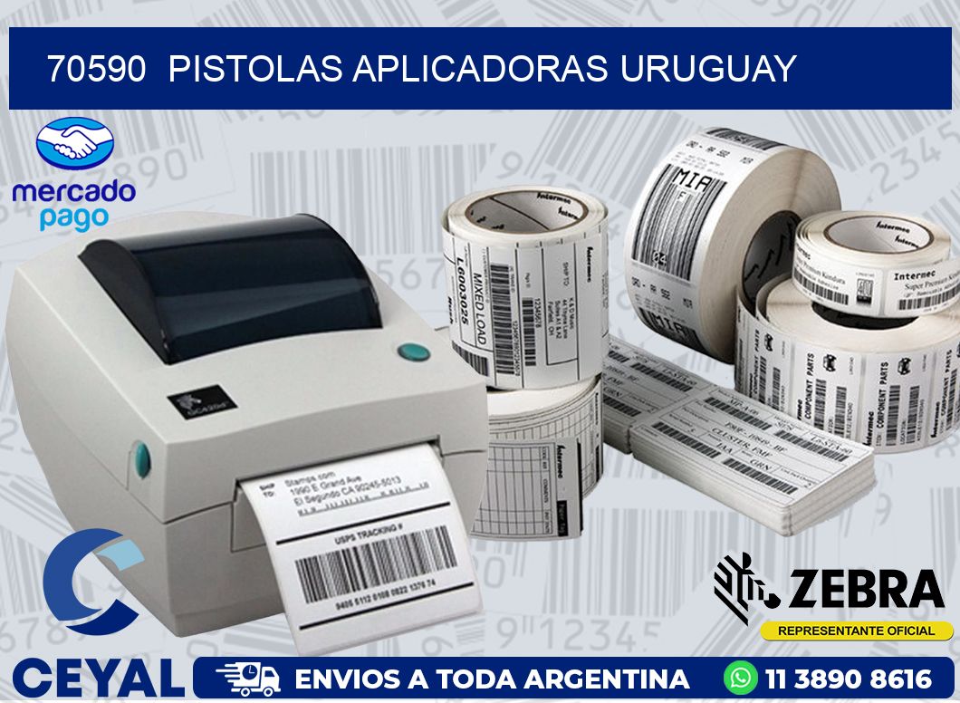 70590  PISTOLAS APLICADORAS URUGUAY