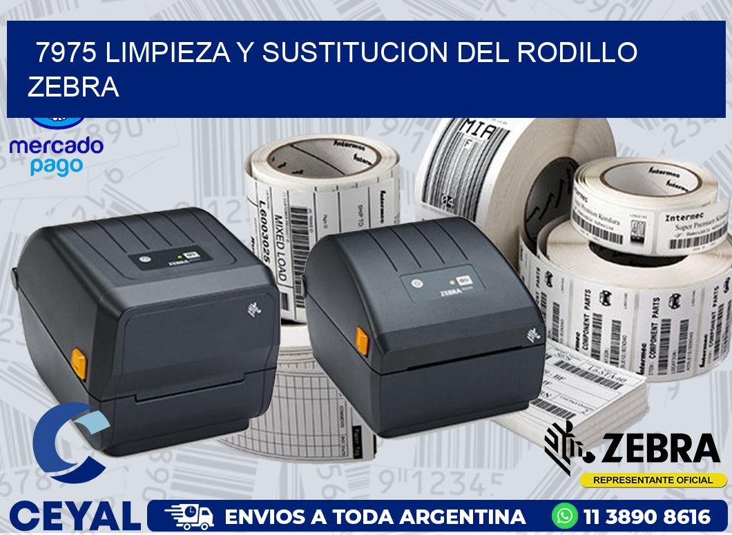 7975 LIMPIEZA Y SUSTITUCION DEL RODILLO ZEBRA