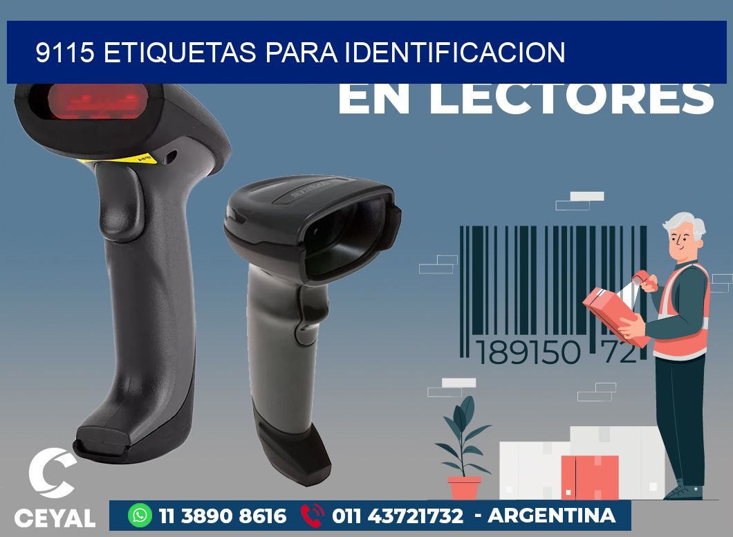 9115 ETIQUETAS PARA IDENTIFICACION