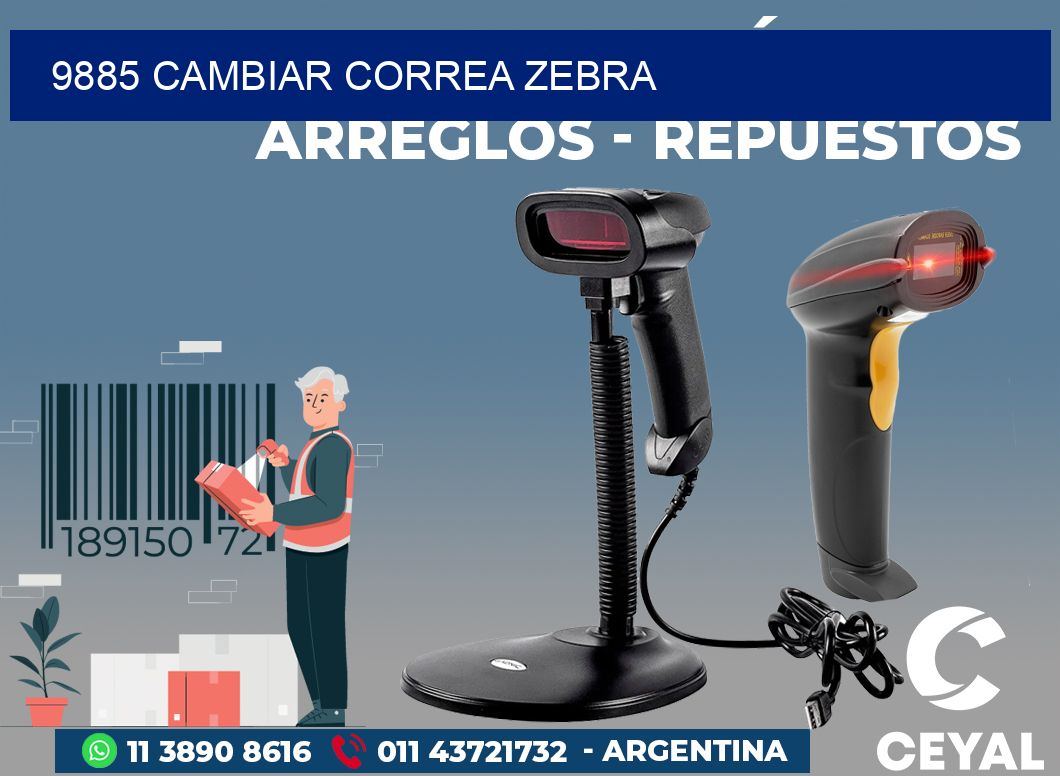 9885 CAMBIAR CORREA ZEBRA