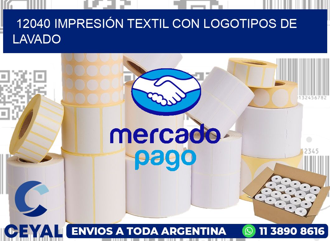 12040 IMPRESIÓN TEXTIL CON LOGOTIPOS DE LAVADO