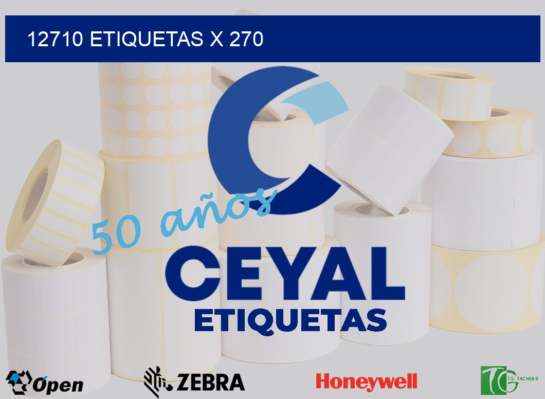 12710 Etiquetas x 270