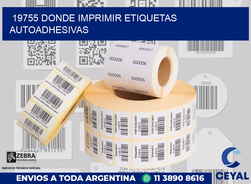 19755 DONDE IMPRIMIR ETIQUETAS AUTOADHESIVAS