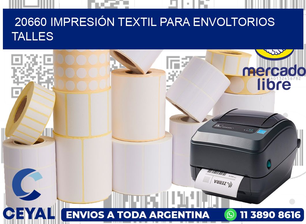 20660 IMPRESIÓN TEXTIL PARA ENVOLTORIOS TALLES