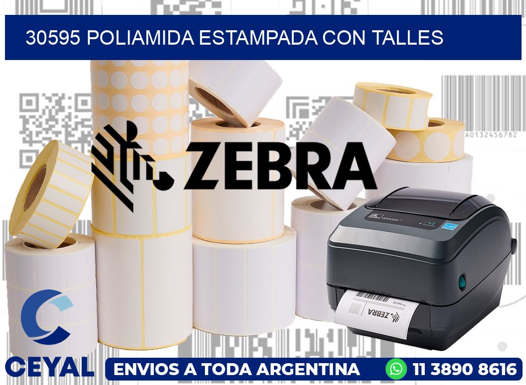30595 POLIAMIDA ESTAMPADA CON TALLES