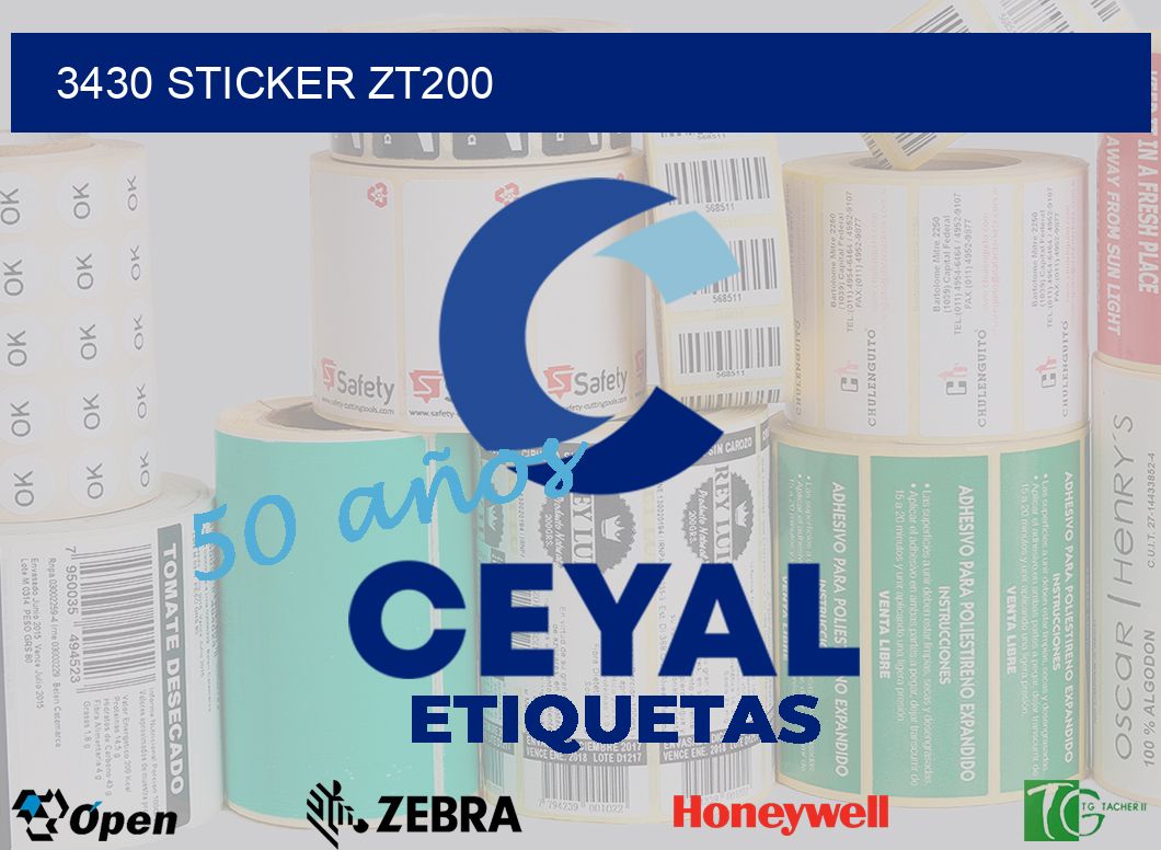3430 STICKER ZT200
