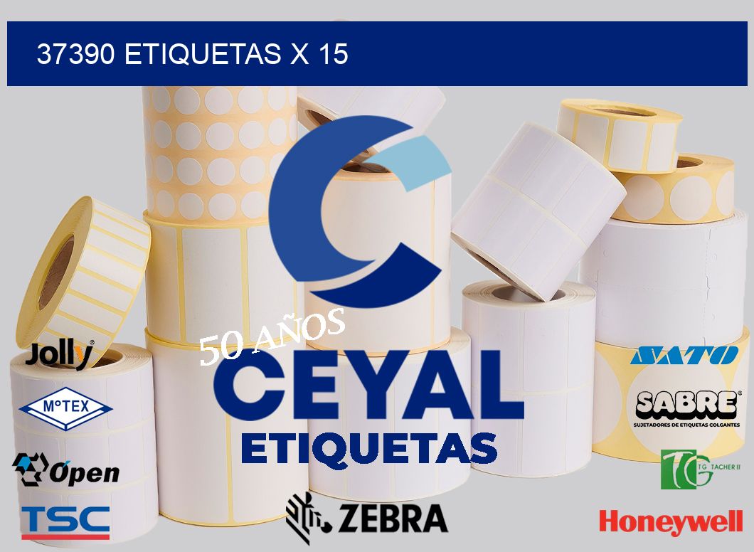 37390 Etiquetas x 15