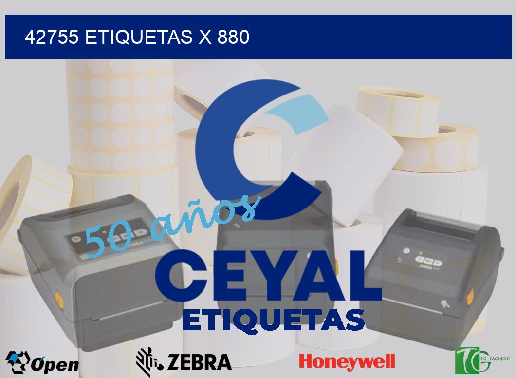 42755 Etiquetas x 880