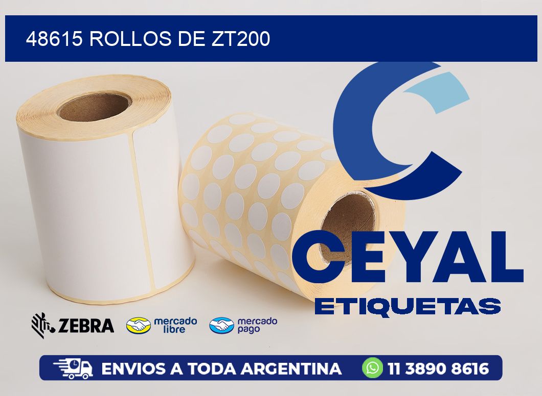 48615 ROLLOS DE ZT200