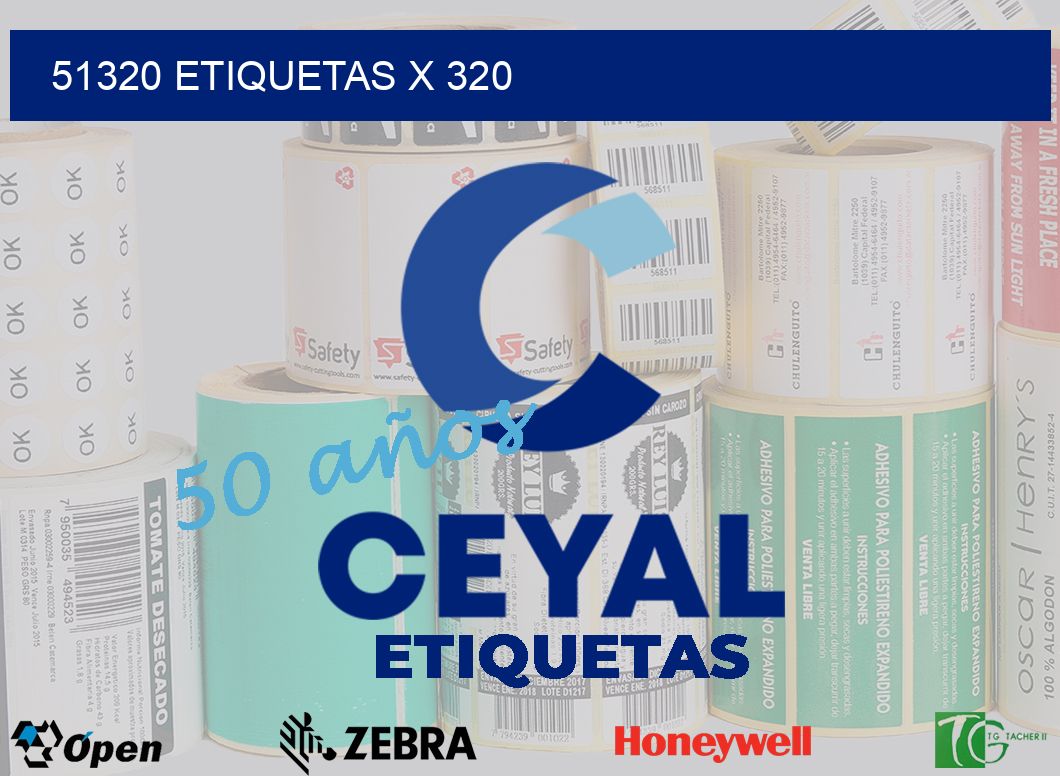 51320 Etiquetas x 320