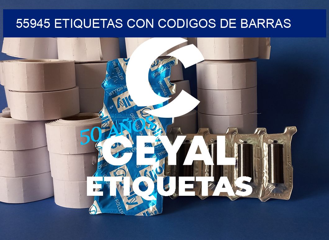 55945 ETIQUETAS CON CODIGOS DE BARRAS