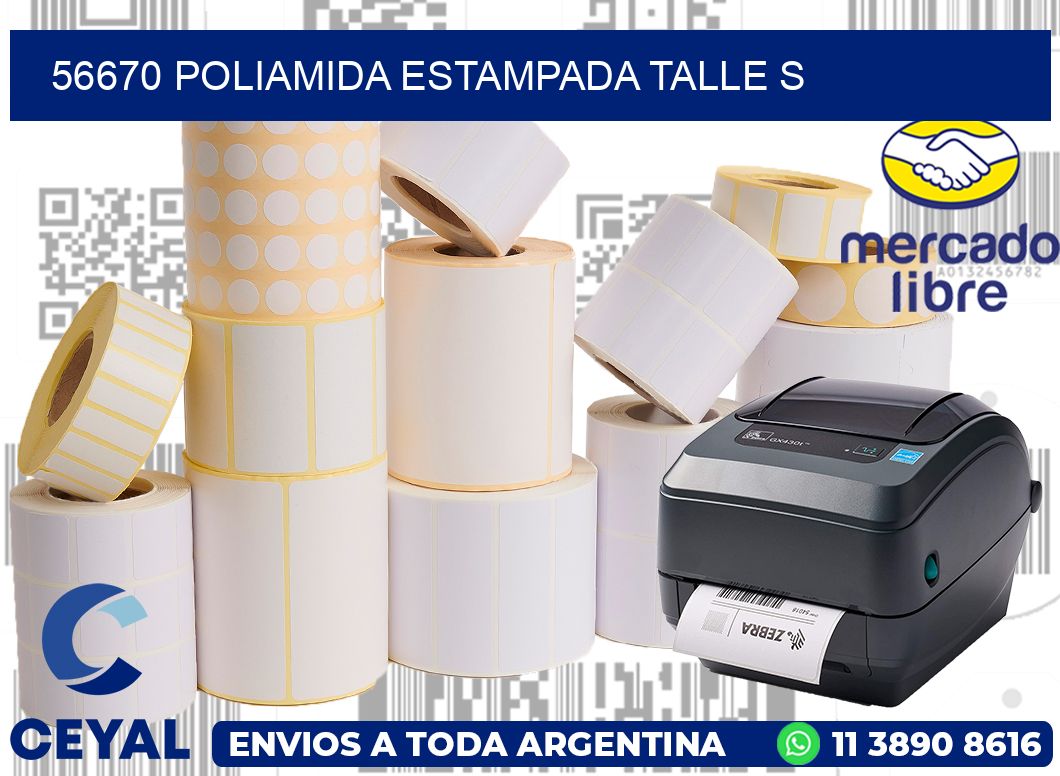 56670 POLIAMIDA ESTAMPADA TALLE S