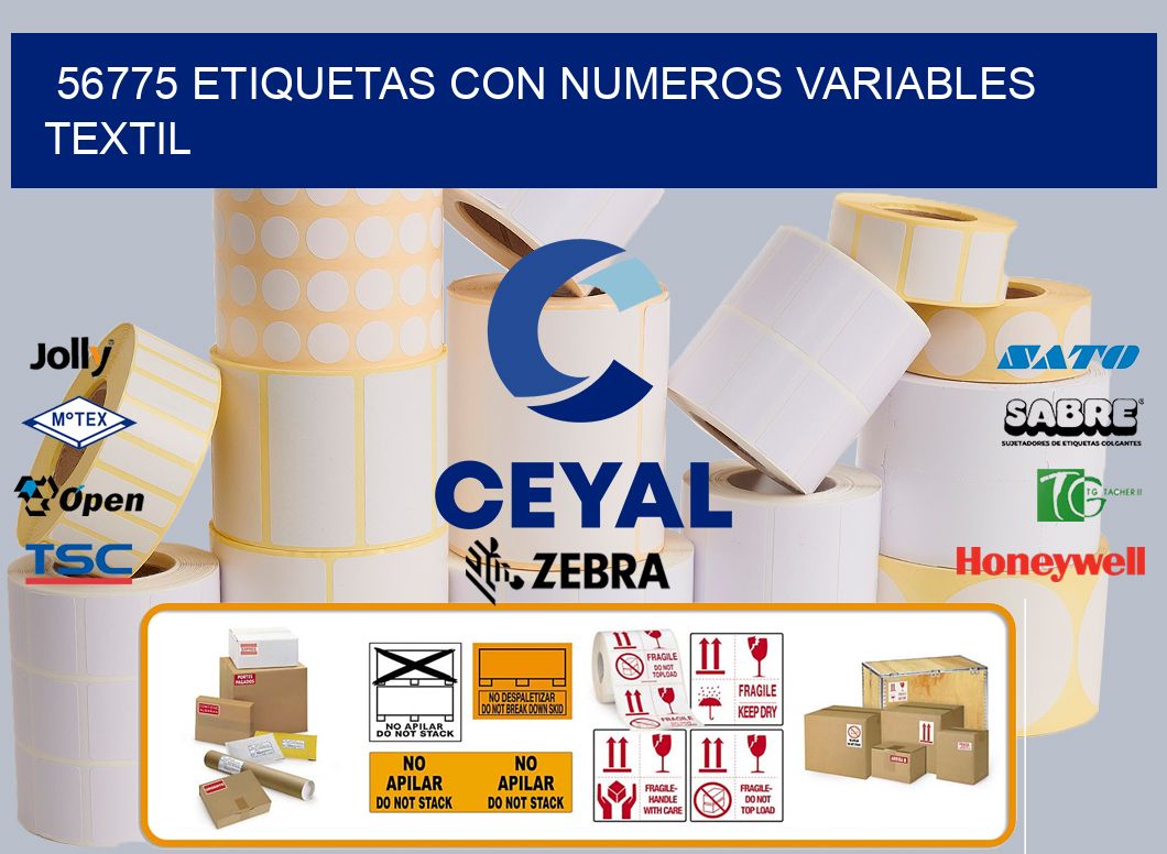 56775 ETIQUETAS CON NUMEROS VARIABLES TEXTIL