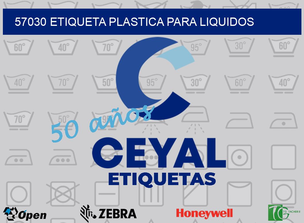 57030 ETIQUETA PLASTICA PARA LIQUIDOS