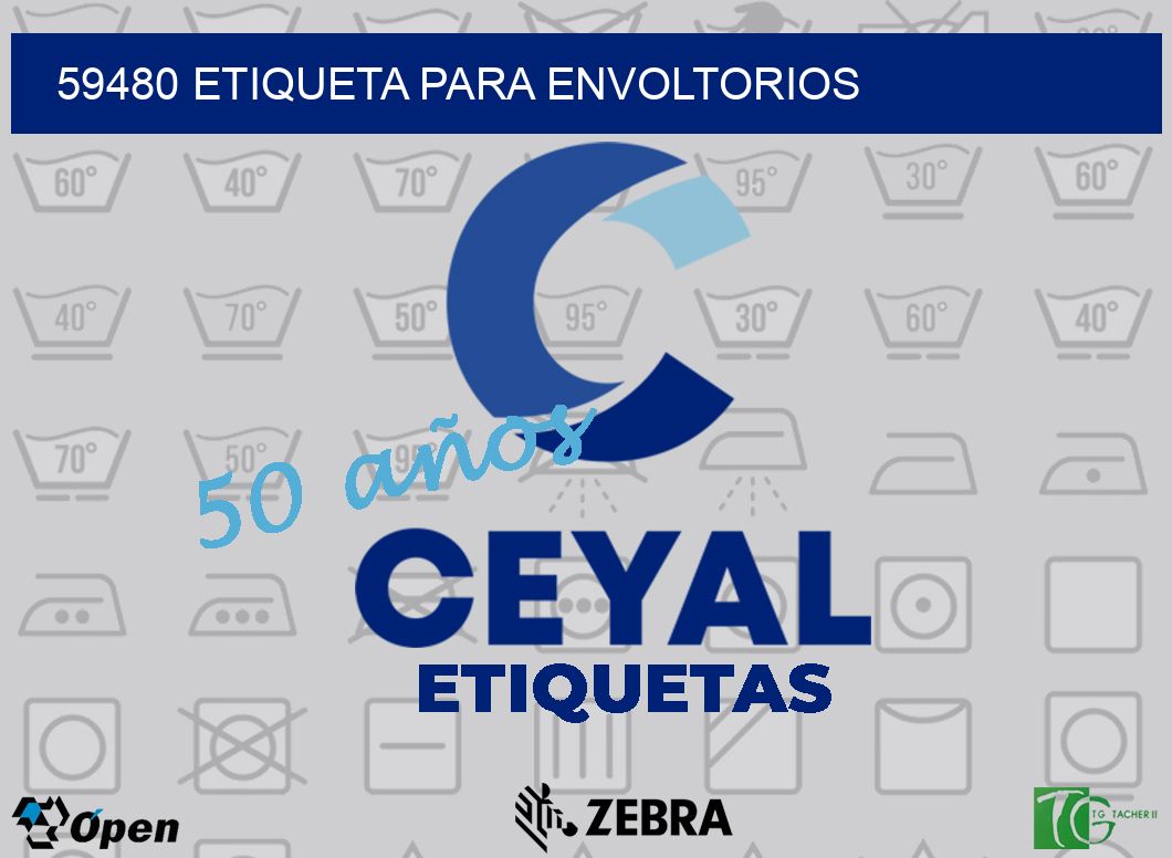 59480 ETIQUETA PARA ENVOLTORIOS