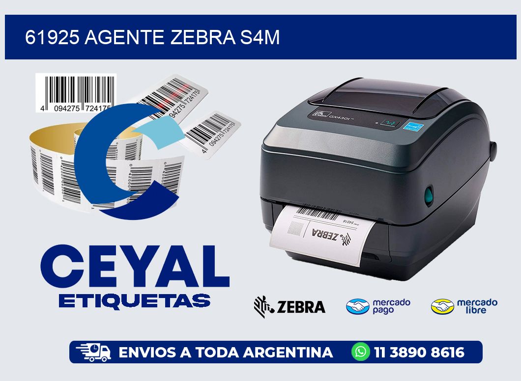 61925 AGENTE ZEBRA S4M