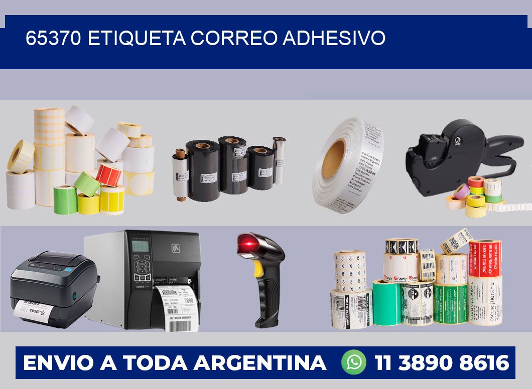 65370 ETIQUETA CORREO ADHESIVO