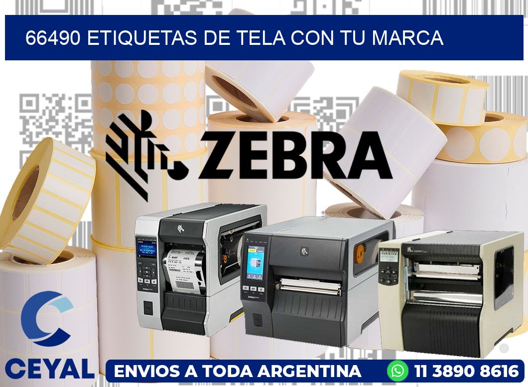 66490 ETIQUETAS DE TELA CON TU MARCA