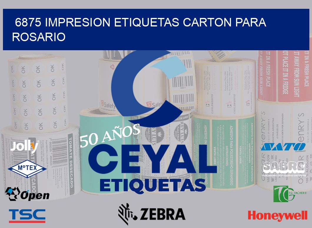 6875 IMPRESION ETIQUETAS CARTON PARA ROSARIO