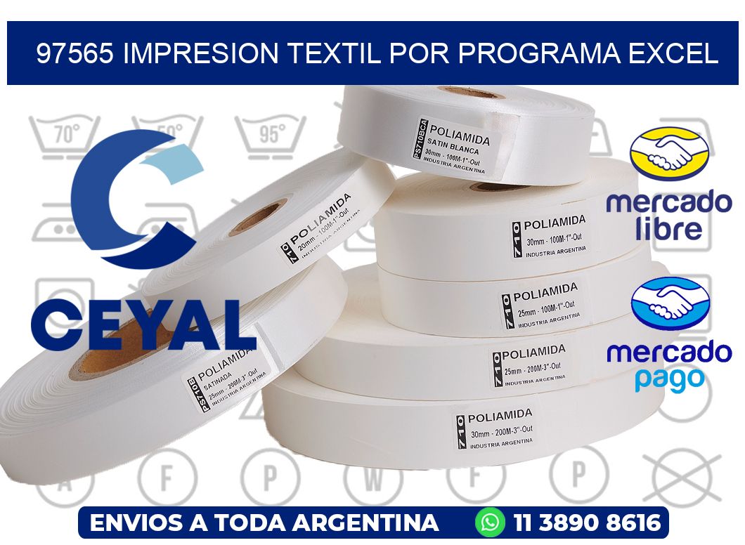 97565 IMPRESION TEXTIL POR PROGRAMA EXCEL