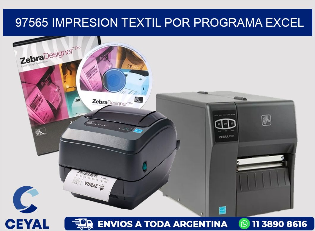 97565 IMPRESION TEXTIL POR PROGRAMA EXCEL