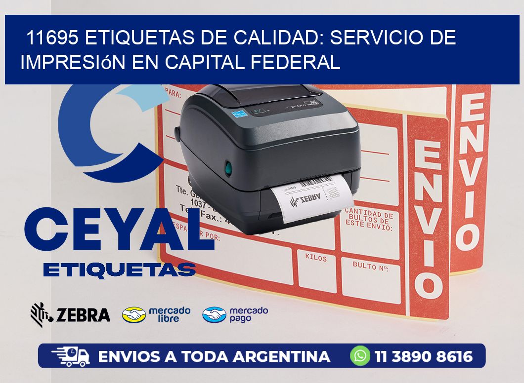 11695 Etiquetas de Calidad: Servicio de Impresión en Capital Federal