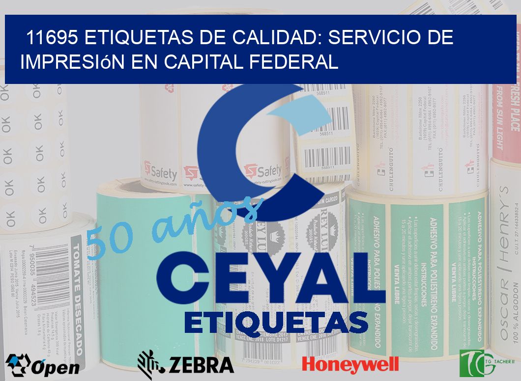 11695 Etiquetas de Calidad: Servicio de Impresión en Capital Federal
