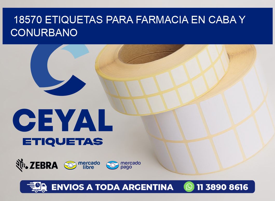 18570 ETIQUETAS PARA FARMACIA EN CABA Y CONURBANO