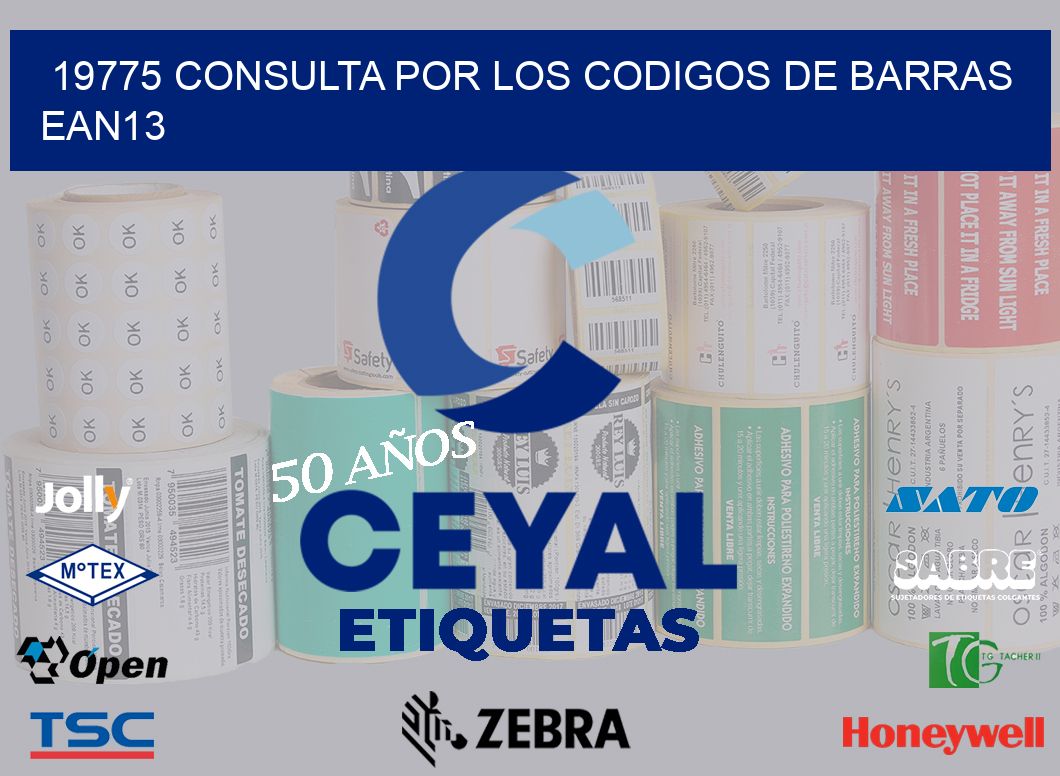 19775 CONSULTA POR LOS CODIGOS DE BARRAS EAN13