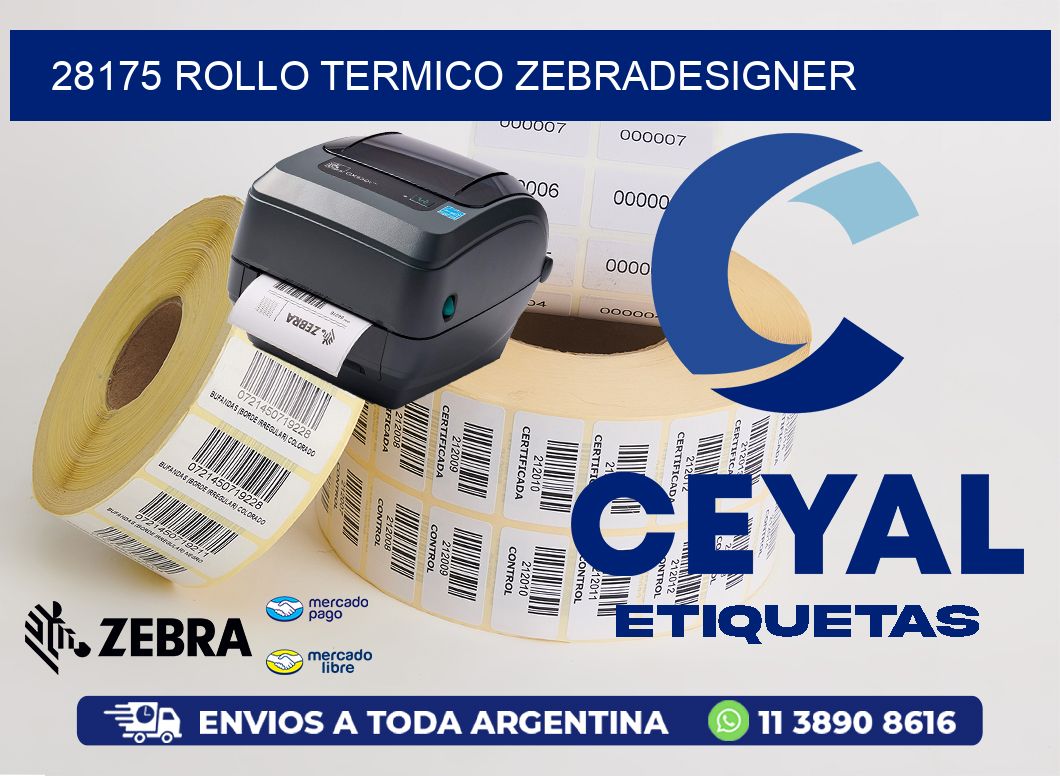 28175 ROLLO TERMICO ZEBRADESIGNER