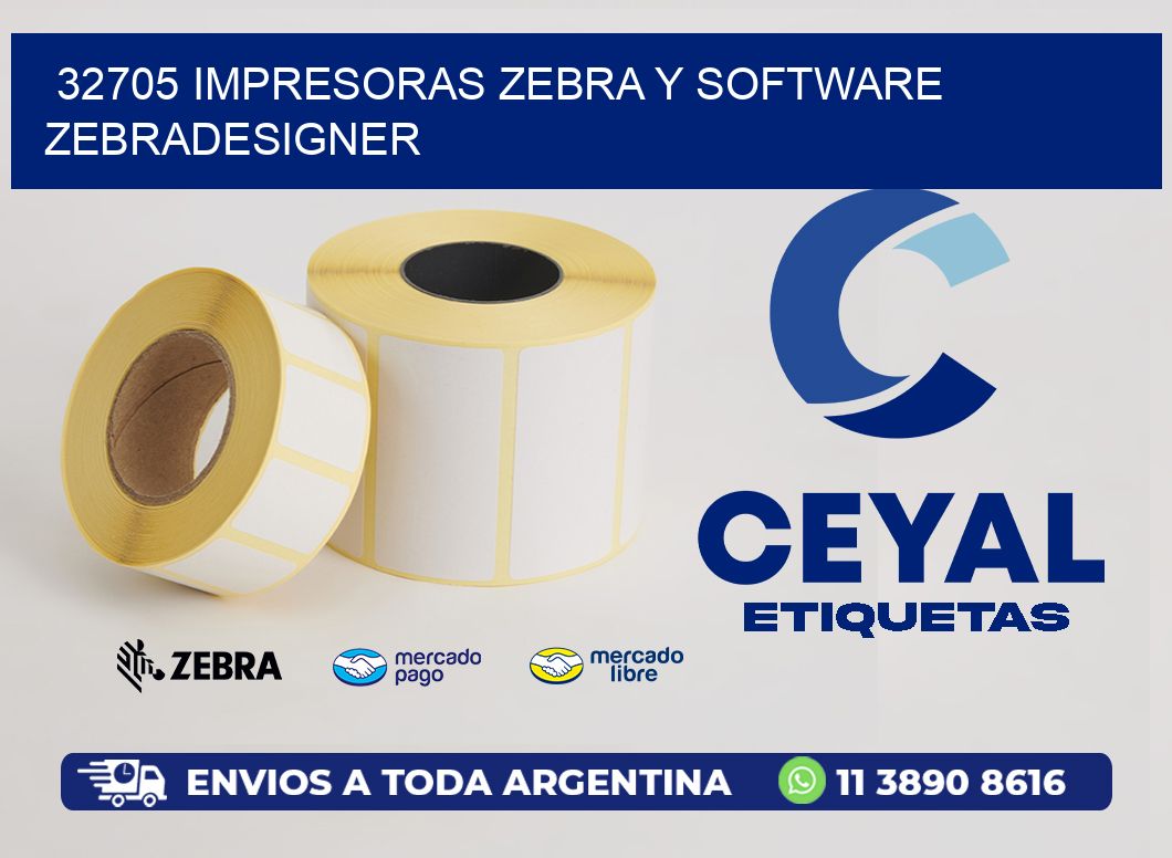 32705 Impresoras Zebra y Software zebradesigner