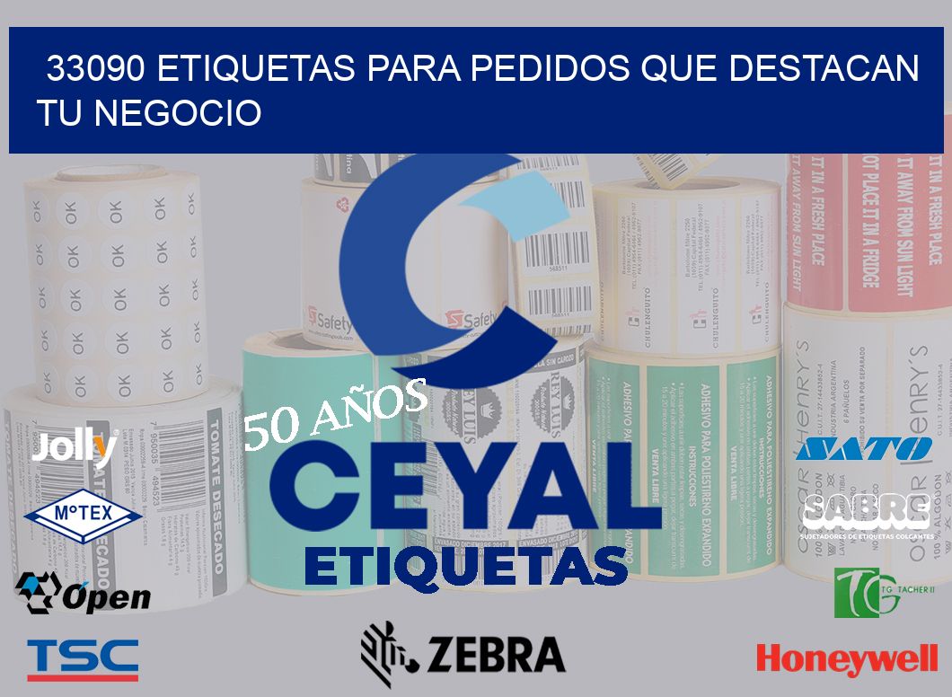 33090 ETIQUETAS PARA PEDIDOS QUE DESTACAN TU NEGOCIO