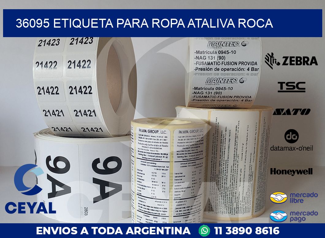 36095 ETIQUETA PARA ROPA ATALIVA ROCA