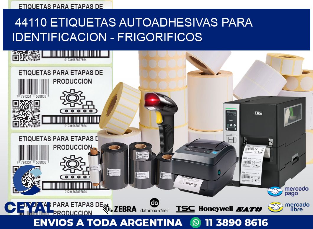 44110 ETIQUETAS AUTOADHESIVAS PARA IDENTIFICACION – FRIGORIFICOS