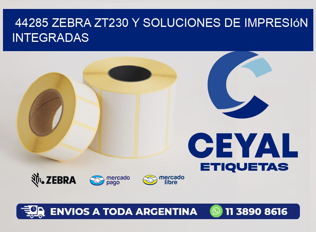 44285 Zebra ZT230 y Soluciones de Impresión Integradas