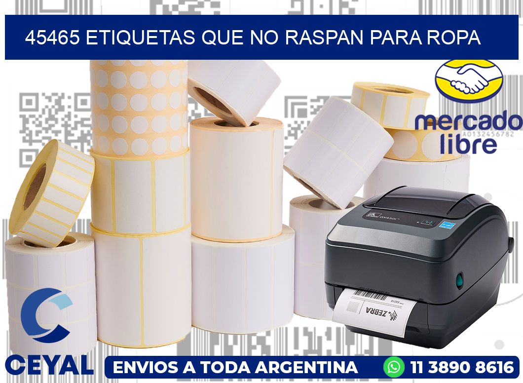 45465 ETIQUETAS QUE NO RASPAN PARA ROPA