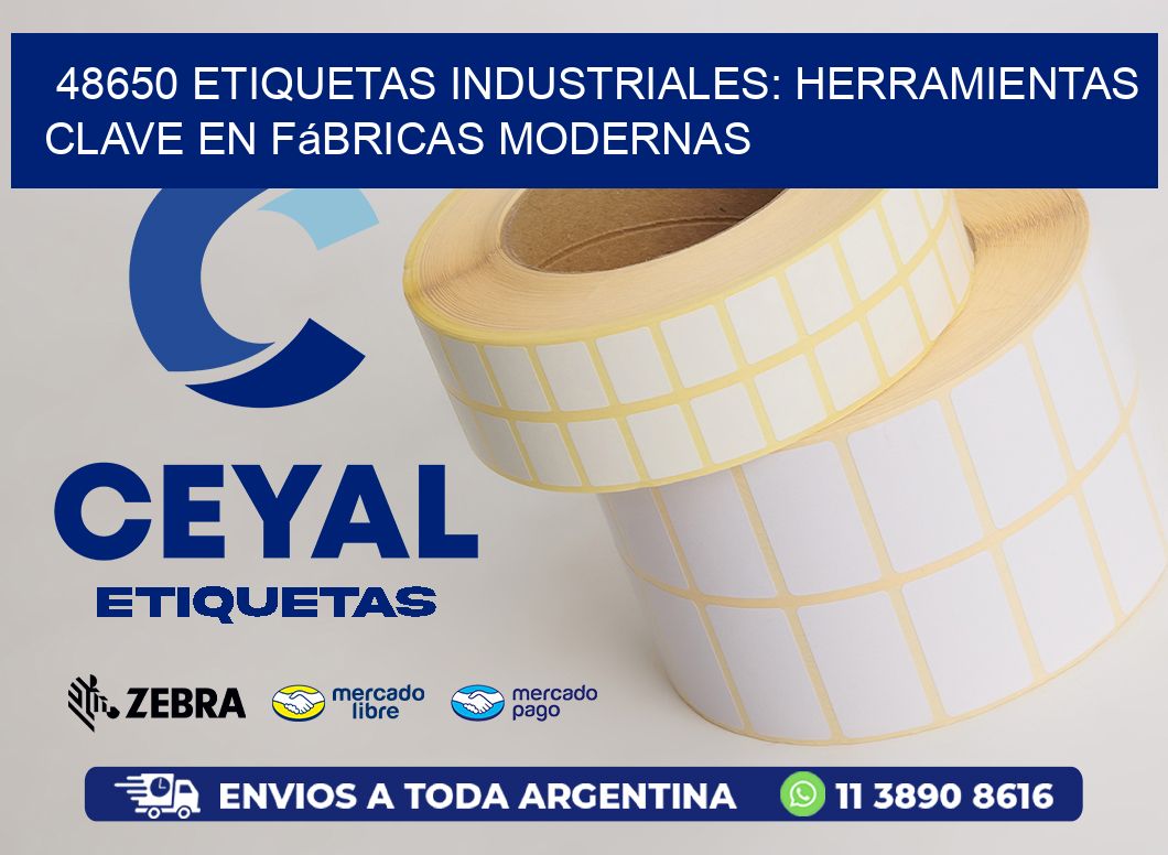 48650 Etiquetas Industriales: Herramientas Clave en Fábricas Modernas