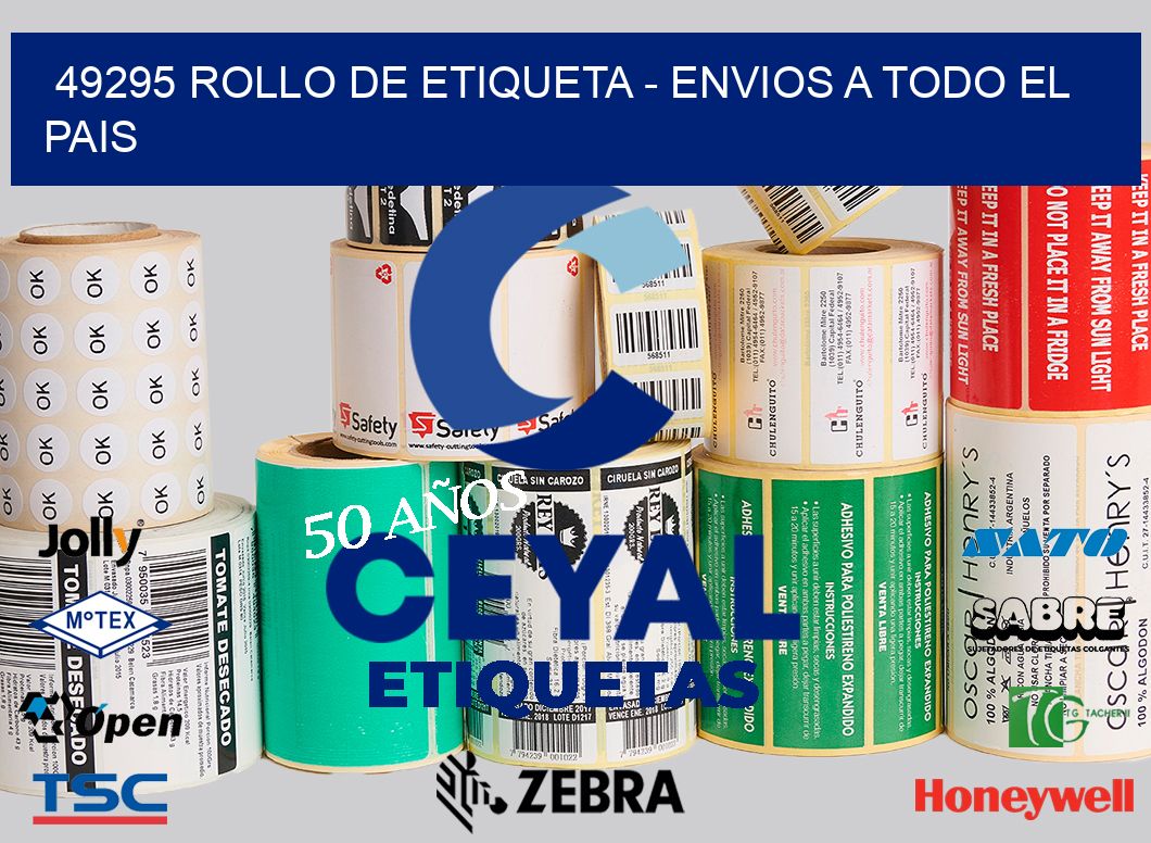 49295 ROLLO DE ETIQUETA – ENVIOS A TODO EL PAIS
