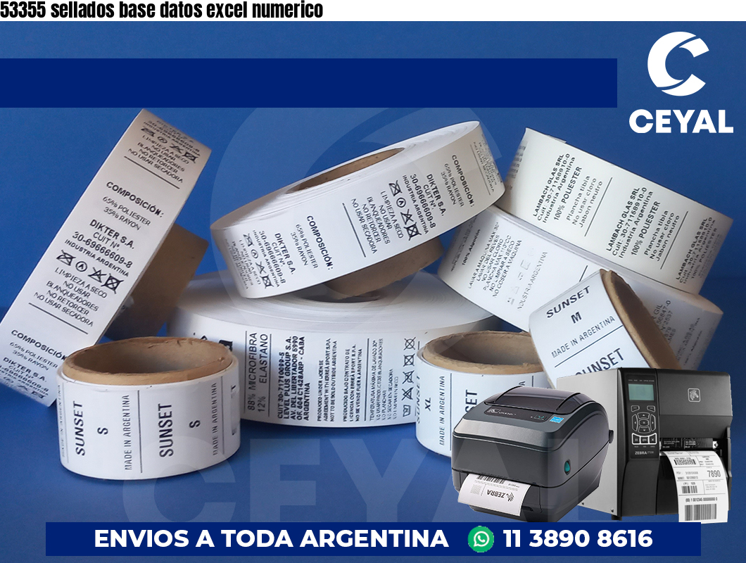 53355 sellados base datos excel numerico