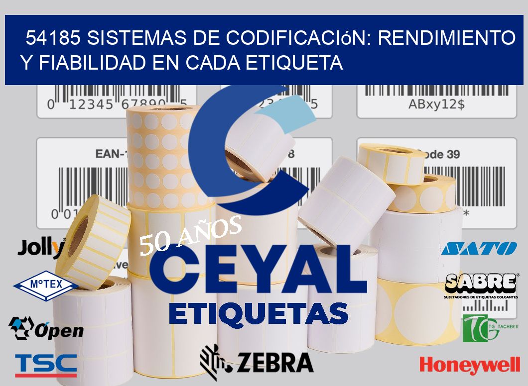 54185 Sistemas de Codificación: Rendimiento y Fiabilidad en Cada Etiqueta